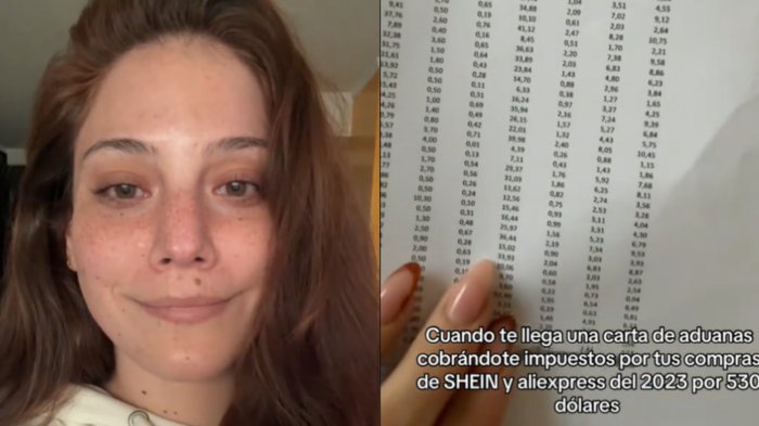 Influencer revela que debe pagar 530 dólares a Aduanas por compras en sitios extranjeros en 2023
