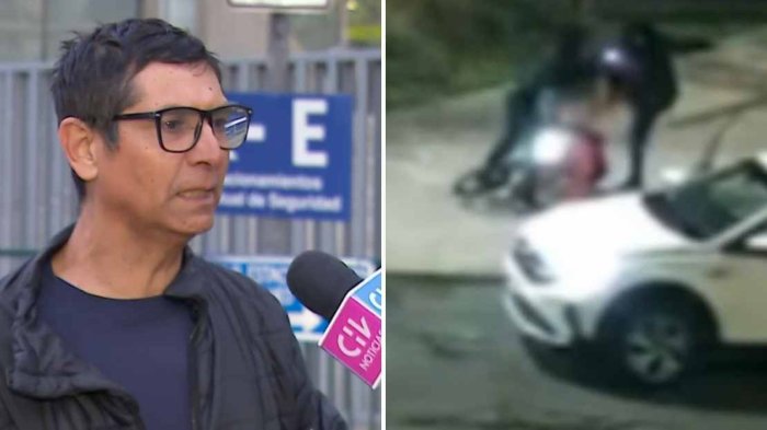 VIDEO | Todo por una bicicleta: Delincuentes golpearon sin piedad a adulto mayor en Quinta Normal