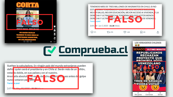 Las desinformaciones que han circulado sobre el voto extranjero en Chile
