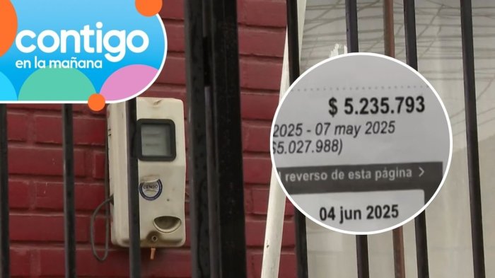 ¡Hasta 5 millones! Familias de Los Andes indignadas por abultados cobros de luz y apuntan a empresa