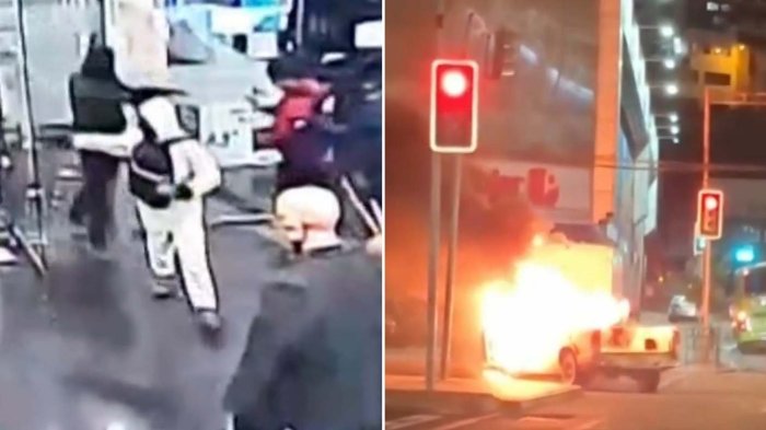 VIDEO | Así fue el violento asalto a tiros y saqueo total en multitienda del centro de Valparaíso