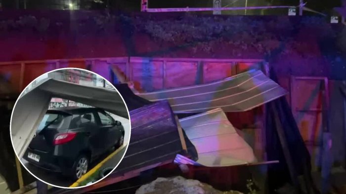 Más de 150 casas dañadas por temporal en el Biobío: Al menos 43 familias afectadas en Tomé