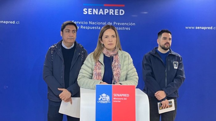 Más de 100 damnificados: Senapred realizó balance por sistema frontal en el sur del país