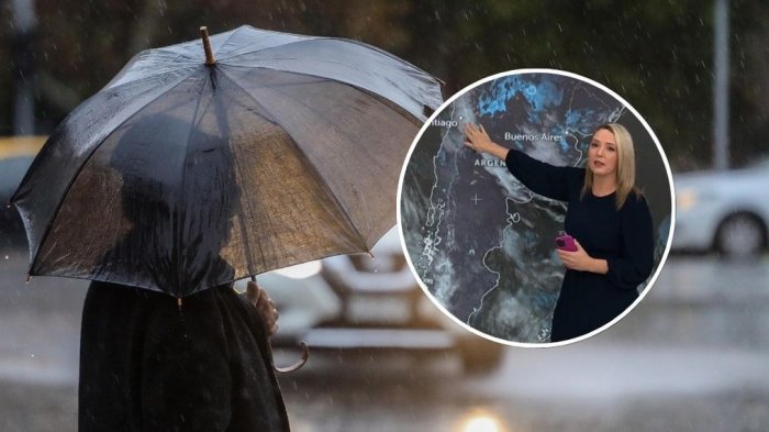 La hora en que parará la intensa lluvia este lunes en Santiago: Allison Göhler detalló el pronóstico