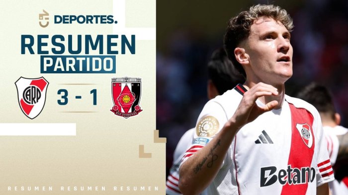 River vs Urawa Red | Goles, resumen y compacto del partido