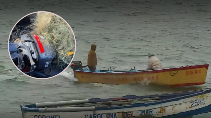 Encuentran red, motor y un ancla: Familiares confirmaron que pertenecen a la embarcación de los pescadores desaparecidos