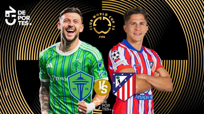Seattle vs Atlético de Madrid: Dónde verlo EN VIVO, ONLINE y GRATIS partido por Mundial de Clubes