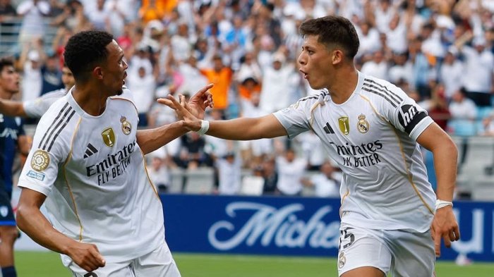 Con un jugador menos: Real Madrid logró su primera victoria ante Pachuca en el Mundial de Clubes