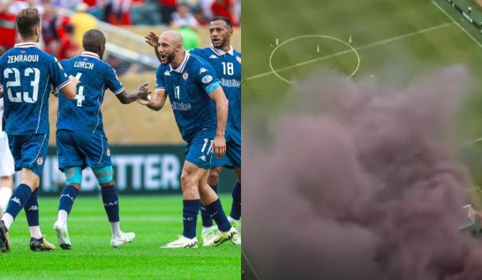 Hinchas del Wydad AC lanzaron bombas de humo tras marcar su primer gol en el Mundial de Clubes