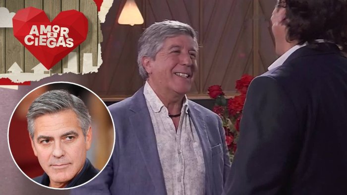“Cuando me dejo la barba”: Corredor de seguro dejó la grande al afirmar que es igual a George Clooney
