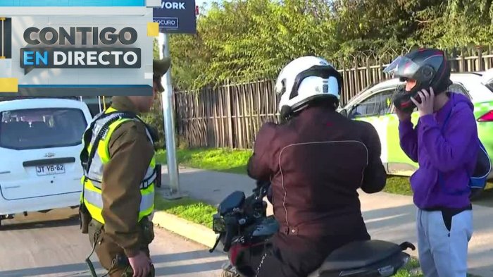 Intensa fiscalización en Huechuraba deja vehículo fuera de circulación por falta de documentos