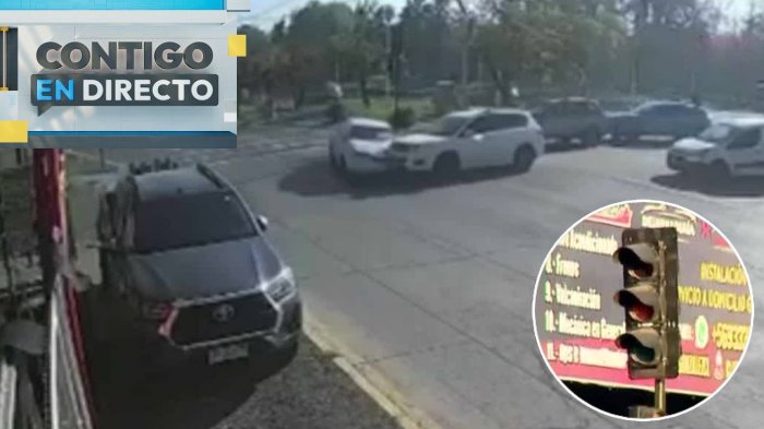 La esquina de los choques: Registros muestran el cruce con constantes accidentes en Santiago