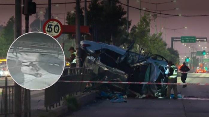 Así fue el impactante accidente en La Pintana que dejó dos fallecidos y donde se tuvo que improvisar un parto en la calle