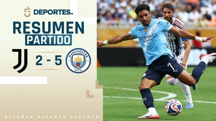 Juventus vs Manchester City | Goles, resumen y compacto del partido
