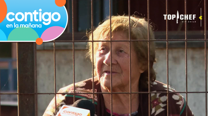 Adulta mayor encerrada en su terreno habló en Contigo en la Mañana: “Mi nieto pregunta porqué estamos presos”