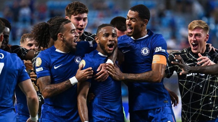 Hasta con drama: El gol de Nkunku que desató la euforia del Chelsea frente al Benfica