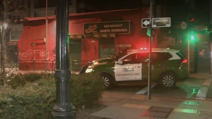 Se trataría de un posible ajuste de cuentas: Ataque frustrado en Santiago Centro deja cinco detenidos