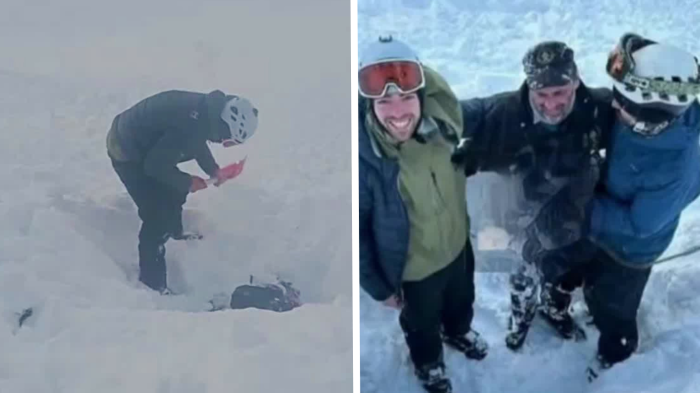 VIDEO | Milagroso rescate de pareja en Argentina tras quedar sepultados luego de avalancha
