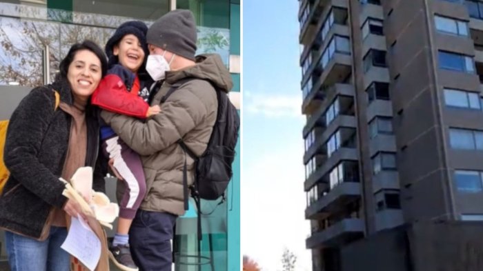 Fue dado de alta uno de los niños que cayó desde piso 13 de edificio en San Pedro de la Paz