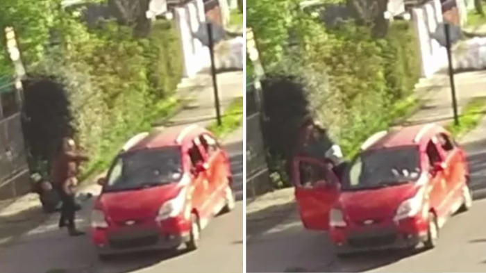 Graban a mujer que frustró asalto con gas pimienta: Uno de los detenidos tiene solo 13 años