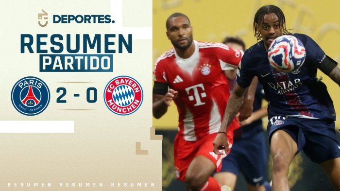 PSG vs Bayern Múnich | Goles, resumen y compacto del partido