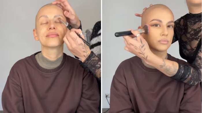 Karla Melo reapareció con celebrado look en los Premios Pulsar en medio de quimioterapia