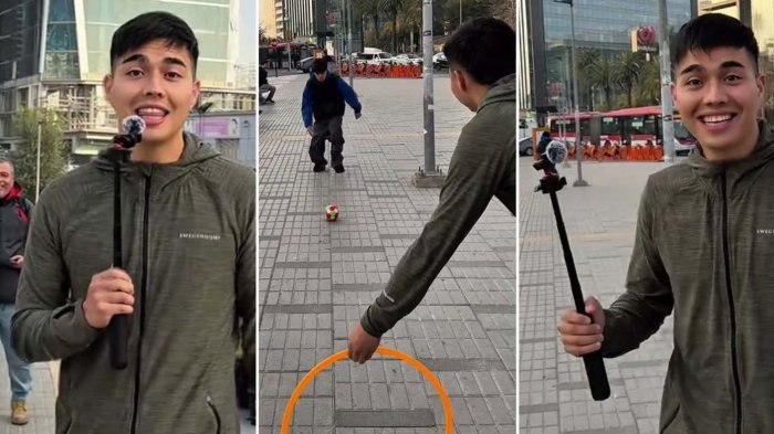 “Esperó toda su vida pa' eso”: El inesperado final del desafío de un tiktoker en Santiago