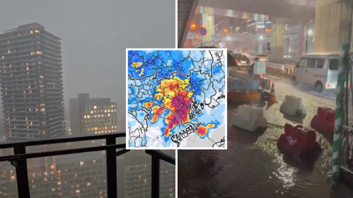 VIDEO | Así fue la activación de alarmas por posible inundación en Tokio