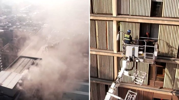 “Me asfixiaba”: Afectados relataron cómo vivieron el masivo incendio en edificio del centro de Santiago