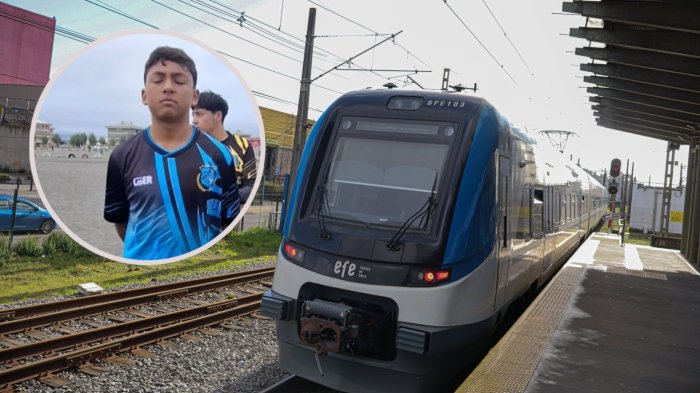 Falleció niño de 12 años que fue atropellado por Biotren en Talcahuano