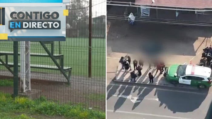 “Escuché 8 disparos”: Testigos relatan fatal balacera en cancha de fútbol que dejó dos muertos en Colina