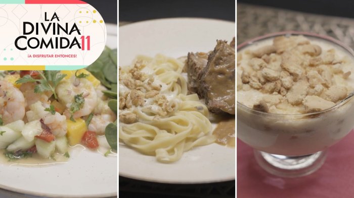 ¡Platos con mucho ritmo! Estas son las preparaciones que Yamna Lobos realizó en La Divina Comida