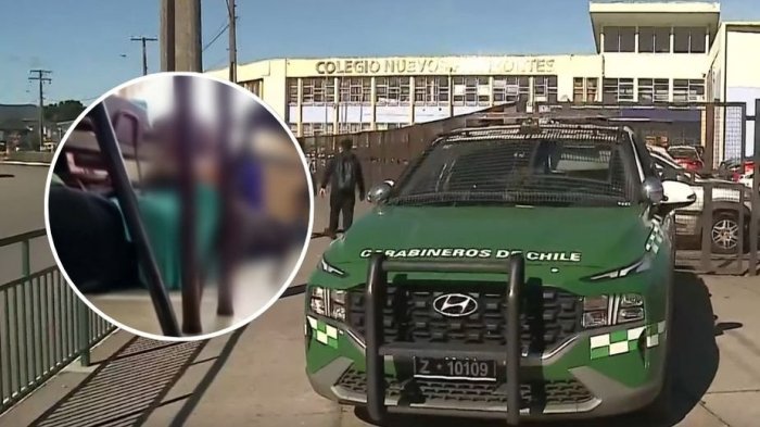 Adolescente de 16 años fue detenido por balacera en liceo de San Pedro de la Paz