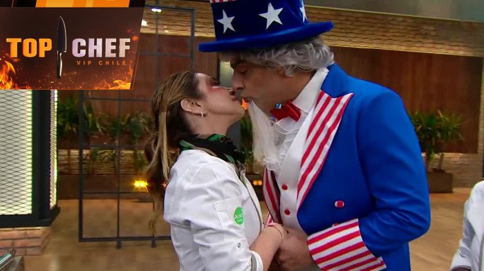 ¿Tío Sam conquistador? Cristián Riquelme hizo de las suyas en las cocinas de Top Chef