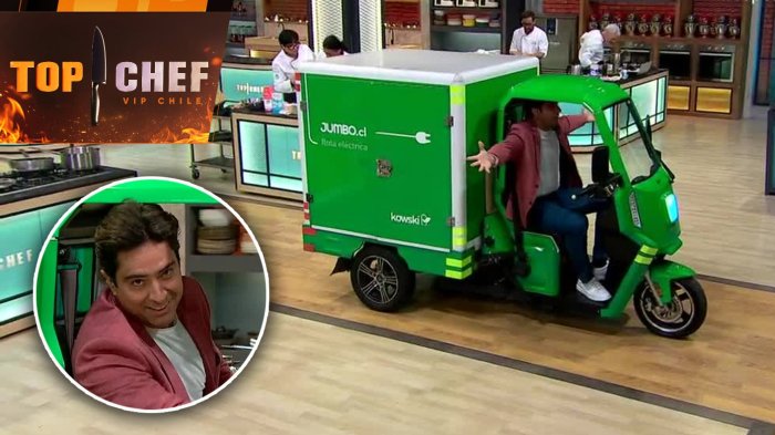 ¡Casi chocó! Cristián Riquelme causó estragos en la cocina mientras entregaba delivery en Top Chef