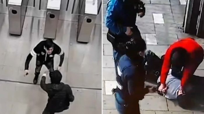 VIDEO | Grabaron fallida venta de celular que terminó en balacera dentro de Metro en Franklin