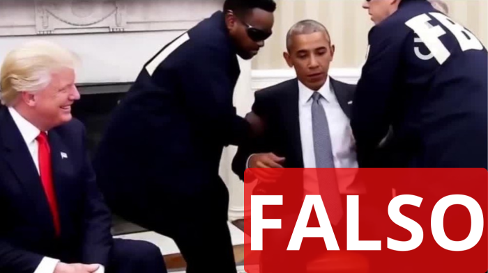 VIDEO | Donald Trump compartió registro falso creado con IA de Obama siendo detenido