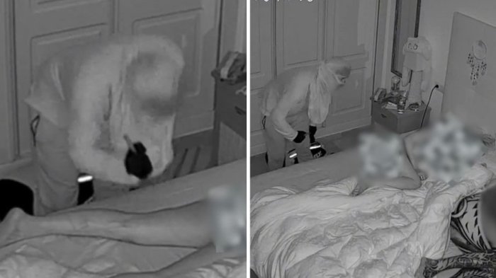 VIDEO | Insólito robo en España: Ladrón observó por 32 minutos a mujer mientras dormía desnuda