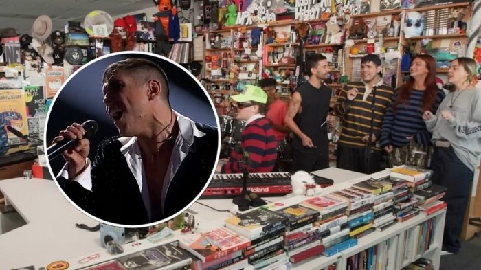 Un nuevo chileno en Tiny Desk: Tito Rey, ganador de Rojo, se lució como corista de músico español