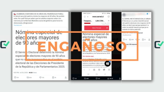 Servel no ha excluido a los adultos mayores de 90 años de las Elecciones Presidenciales