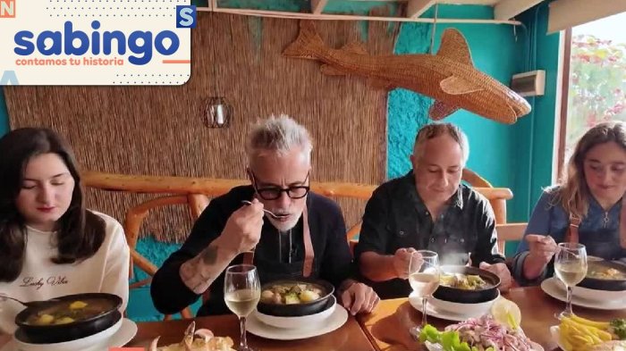 El Menú de Chile: Sergi Arola recorrió la Caleta Horcón para deleitarse con la “cazuela de locos”