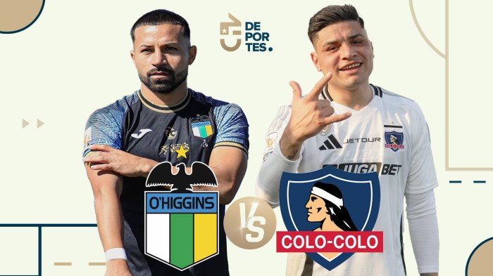 O’Higgins vs Colo Colo: Cómo ver ONLINE y EN VIVO el partido por Campeonato Nacional