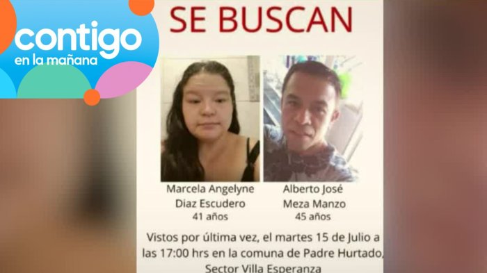 Misteriosa desaparición de una pareja en Padre Hurtado: Niña de 14 años quedó sola en casa