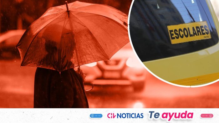 Confirman suspensión de clases por sistema frontal que afectará a varias regiones durante los próximos días