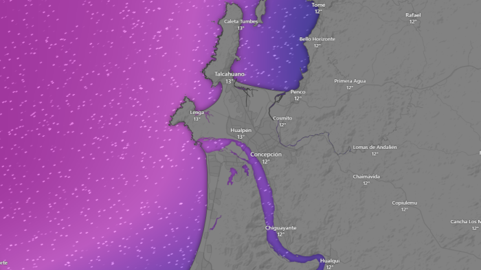 Tsunami en Chile: Revisa el horario del tren de olas en el sector costero del Gran Concepción