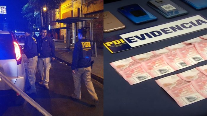 Pedían hasta $10 millones: PDI detuvo a banda que secuestraba a turistas brasileños en barrio Bellavista