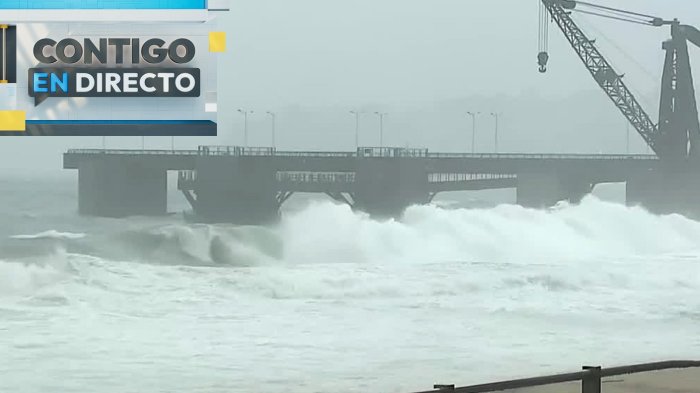 Alerta preventiva por sistema frontal: Registran fuertes vientos y marejadas en Valparaíso