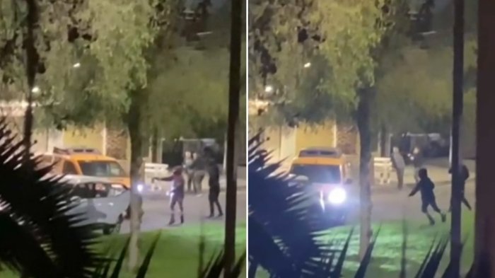 VIDEO | Así fue la encerrona a familia en Puente Alto: Los encañonaron con subametralladora láser