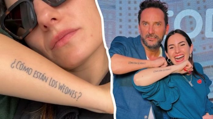 ¿Se lo borrará? Rosario Bravo reveló qué hará con el tatuaje que se hizo con Daniel Fuenzalida