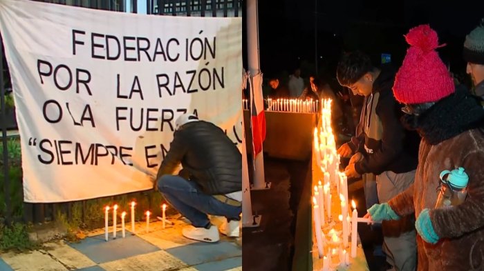 Realizan masiva velatón tras tragedia en mina El Teniente